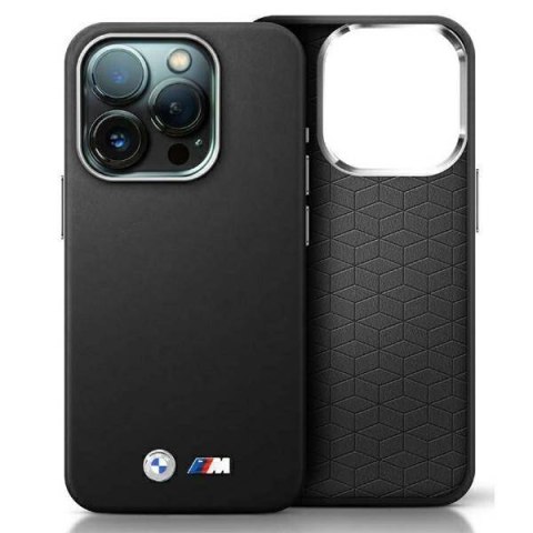 Oryginalne Etui IPHONE 16 BMW Hardcase M Smooth Full Wrapped Metal (BMHCP16S23PMWK) czarne