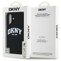 Oryginalne Etui IPHONE 16 DKNY Hardcase Silicone White Printed Logo MagSafe (DKHMP16SSNYACH) czarne