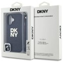 Oryginalne Etui IPHONE 16 DKNY Hardcase Wrist Strap Stock Logo (DKHCP16SPBSWSK) czarne