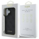 Oryginalne Etui IPHONE 16 Guess Hardcase 4G Charms Collection (GUHCP16SGF4GGR) czarne