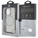 Oryginalne Etui IPHONE 16 PRO Mercedes Hardcase Printed Logo MagSafe (MEHMP16L23HUOKC) transparentne