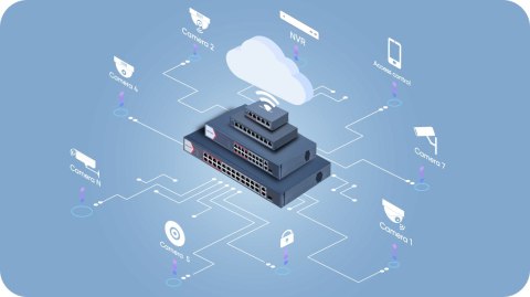 SWITCH DS-3E1508-EI(V2) 8-PORTOWY Hikvision