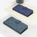 Etui XIAOMI REDMI 9A Smart Velvet Case Skóra Ekologiczna granatowe