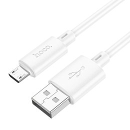 Kabel HOCO X88 Micro USB 3.1A 1m biały