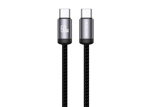 Kabel Jellico B27 USB-C - USB-C PD 60W 1m Czarny