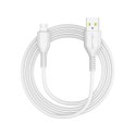 Kabel Jellico KDS-32 Micro USB 3.1A 2m Biały