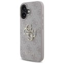 Oryginalne Etui IPHONE 16 Guess Hardcase 4G Big Logo (GUHCP16S4GMGPI) różowe