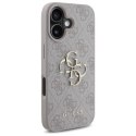 Oryginalne Etui IPHONE 16 Guess Hardcase 4G Big Logo (GUHCP16S4GMGPI) różowe