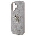 Oryginalne Etui IPHONE 16 Guess Hardcase 4G Big Logo (GUHCP16S4GMGPI) różowe