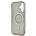 Oryginalne Etui IPHONE 16 Guess Hardcase IML Rhinestones MagSafe (GUHMP16SPFTDTEK) czarne