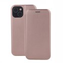 Etui IPHONE 11 Portfel z Klapką Skóra Ekologiczna Flip Elegance jasnoróżowe