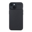 Etui IPHONE 16 PRO Pancerne Shockproof Nexeri Carbon Fiber czarne