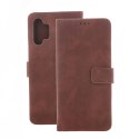 Etui MOTOROLA EDGE 40 NEO Smart Velvet Case Skóra Ekologiczna brązowe