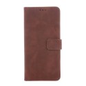 Etui MOTOROLA EDGE 40 NEO Smart Velvet Case Skóra Ekologiczna brązowe