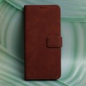 Etui MOTOROLA EDGE 40 NEO Smart Velvet Case Skóra Ekologiczna brązowe