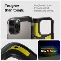 Etui IPHONE 16 PRO MAX Spigen Tough Armor Mag MagSafe Gunmetal srebrne