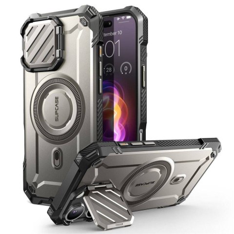 Etui IPHONE 16 PRO MAX SupCase UB XT Mag MagSafe Tigrey szare