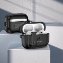 Etui APPLE AIRPODS PRO 1 / 2 Tech-Protect Slim Hook czarne