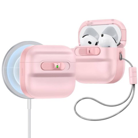 Etui APPLE AIRPODS 4 ESR Pulse Halolock Magsafe różowe