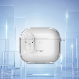 Etui APPLE AIRPODS 4 Tech-Protect Slim Hook Clear transparentne