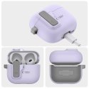 Etui APPLE AIRPODS 4 Tech-Protect Slim Hook lawendowe