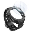 Etui + Szkło Hartowane SAMSUNG GALAXY WATCH ULTRA (47MM) Supcase IBLSN Armorbox & Tempered Glass czarne