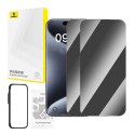 Szkło Hartowane IPHONE 15 PRO MAX Baseus Privacy Tempered Glass 2-pack Prywatyzujące