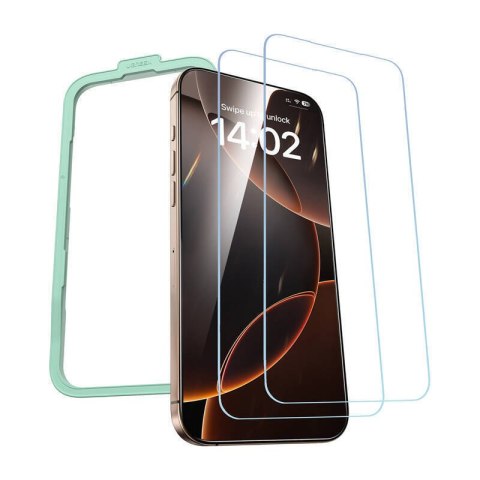 Szkło Hartowane IPHONE 16 PRO MAX UGREEN Tempered Glass 2-pack + Ramka Montażowa (SP630)