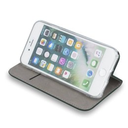 Etui IPHONE 16 Portfel z Klapką Skóra Ekologiczna Kabura Magnet Book ciemnozielone