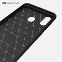 Etui SAMSUNG GALAXY A40 Nexeri Carbon Pancerne czarne