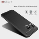 Etui SAMSUNG GALAXY A40 Nexeri Carbon Pancerne czarne