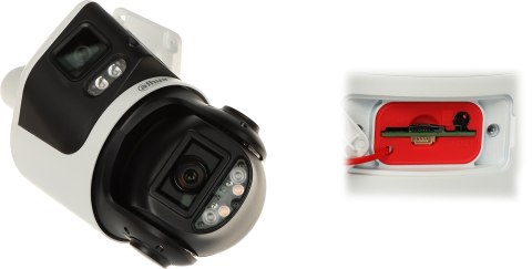KAMERA IP OBROTOWA ZEWNĘTRZNA SDT3E410-8P-MB-A-PV1 PANORAMICZNA TiOC WizSense Smart Dual Light - 3.7 Mpx, 8 Mpx 4 ... 40 mm, 2 X
