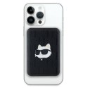 Karl Lagerfeld Powerbank indukcyjny KLPB5FPGKSCHHK 16W 5000mAh czarny/black Choupette Head Pin MagSafe