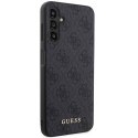 Oryginalne Etui SAMSUNG GALAXY A14 4G / 5G Guess Hard Case 4G Metal Gold Logo (GUHCSA14G4GFGR) szare