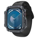 Etui APPLE WATCH 10 (46MM) Spigen Rugged Armor Dark szare