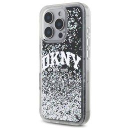 Etui IPHONE 16 PRO DKNY Hardcase Liquid Glitter Arch Logo (DKHCP16LLBNAEK) czarne