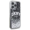 Etui IPHONE 16 PRO DKNY Hardcase Liquid Glitter Arch Logo (DKHCP16LLBNAEK) czarne