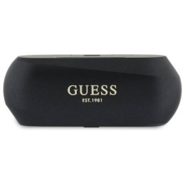 Guess słuchawki Bluetooth GUTWSC2MCDSK TWS + stacja dokująca czarny/black Elongated Metalic Printed Logo