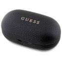 Guess słuchawki Bluetooth GUTWSPGTSPSK TWS + stacja dokująca czarny/black Grained Classic Logo