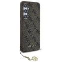 Oryginalne Etui SAMSUNG GALAXY S24 FE Guess Hardcase 4G Charms Collection (GUHCS24FEGF4GBR) brązowe