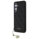 Oryginalne Etui SAMSUNG GALAXY S24 FE Guess Hardcase 4G Charms Collection (GUHCS24FEGF4GGR) szare