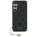 Oryginalne Etui SAMSUNG GALAXY S24 FE Guess Hardcase 4G Charms Collection (GUHCS24FEGF4GGR) szare