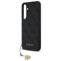 Oryginalne Etui SAMSUNG GALAXY S24 FE Guess Hardcase 4G Charms Collection (GUHCS24FEGF4GGR) szare