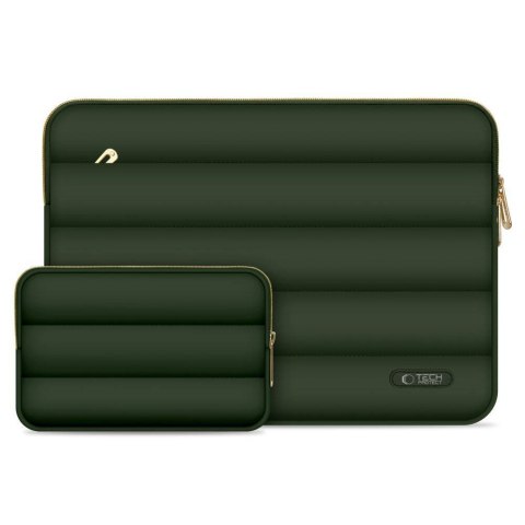 Etui LAPTOP 13" - 14" Tech-Protect Puffy Army Green