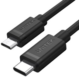 Unitek Y-C473BK przewód USB Typ-C do microUSB 1M