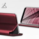 Etui OPPO A17 Portfel z Klapką Skóra Ekologiczna Flip Elegance burgundowe