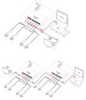 Switch 6-portowy S64H z zasilaczem do 4 kamer IP w obudowie hermetycznej