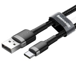 KABEL BASEUS CAFULE USB/USB-C 2A 3M GREY/BLACK