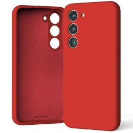 Mercury Silicone Case Samsung S23 FE 5G RED / CZERWONY