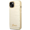 GUESS IPHONE 14 PLUS CROCO COLLECTION GUHCP14MHGCRHD ZŁOTY/GOLD